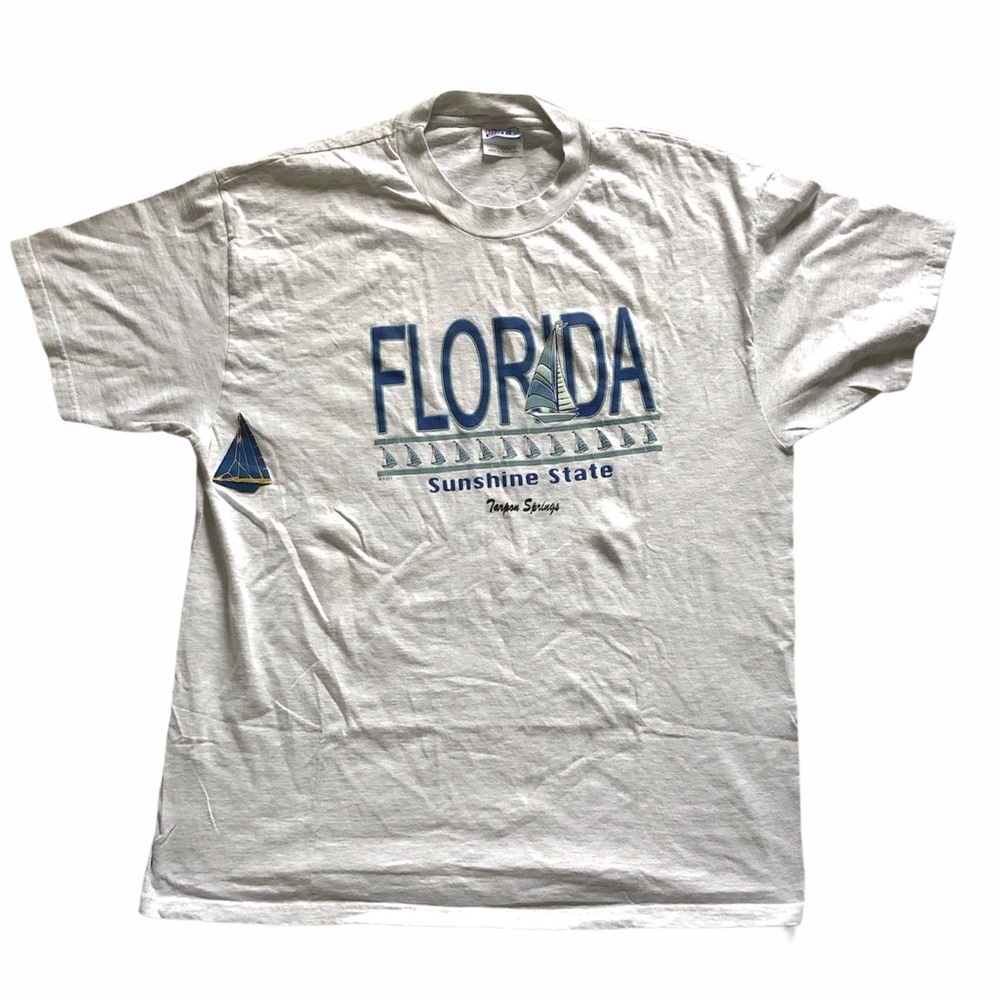 Hanes Men's Florida Sunshine State T Shirt Sz XL
